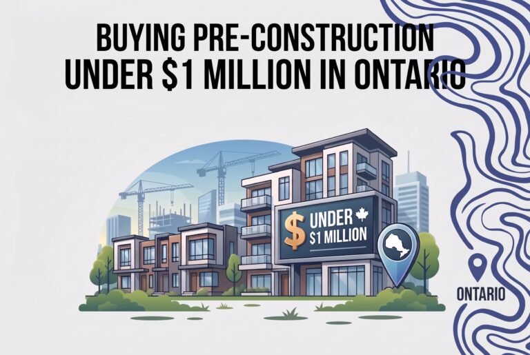 Buying Pre-Construction Under $1 Million in Ontario