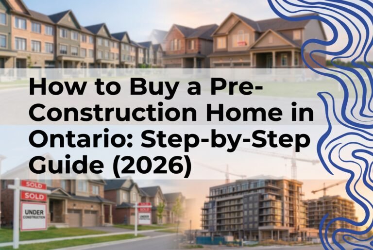 How to Buy a Pre-Construction Home in Ontario: Step-by-Step Guide (2026)
