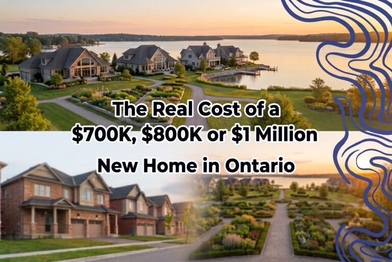 The Real Cost of a $700K, $800K or $1 Million New Home in Ontario